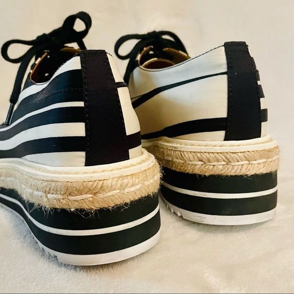 Authentic Prada Striped Platform Creepers - Picture 11 of 16